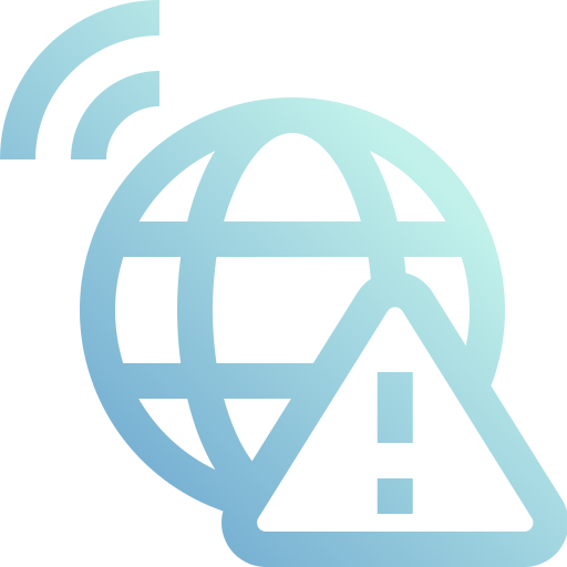 Global connection Generic gradient outline icon