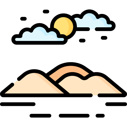 Пустыня Special Lineal color иконка