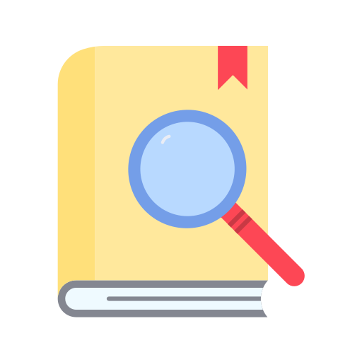 Search book Generic color fill icon