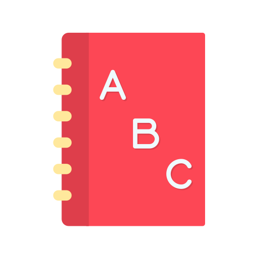 Text book Generic color fill icon