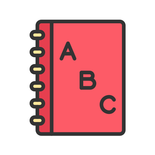 Text book Generic color lineal-color icon