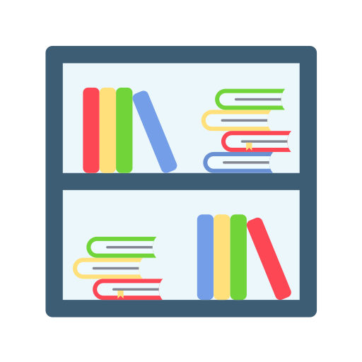 Book shelves Generic color fill icon