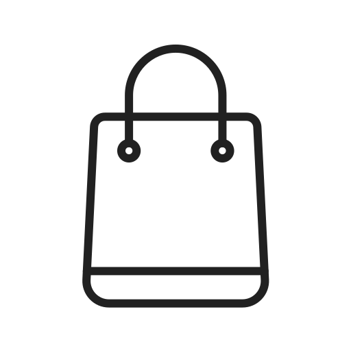 torba na zakupy Generic black outline ikona