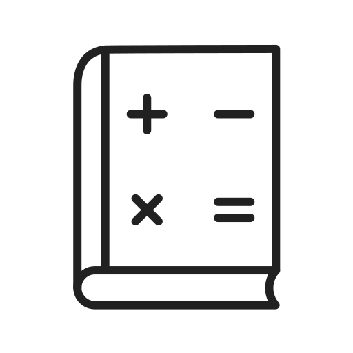 mathe Generic black outline icon