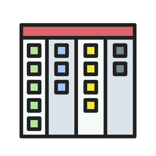 kanban Generic color lineal-color icono