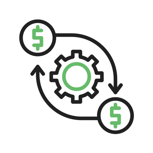 ingresos del proyecto Generic color outline icono