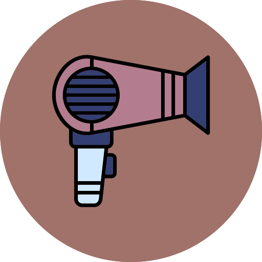 Hair dryer Generic color lineal-color icon