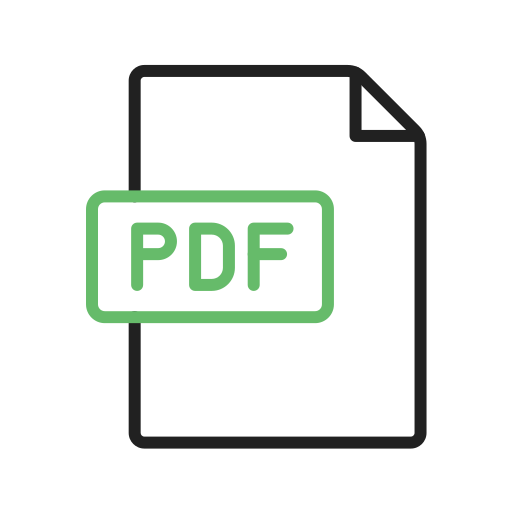 pdf Generic color outline icoon