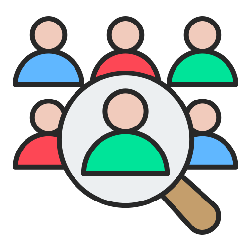 reclutamento Generic color lineal-color icona