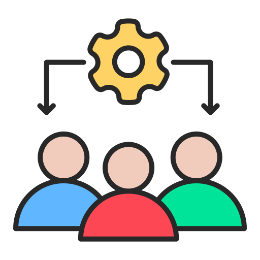 Управление командой Generic color lineal-color иконка