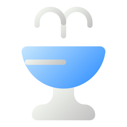 Fountain Generic gradient fill icon