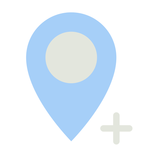 szpilka mapy Generic color fill ikona