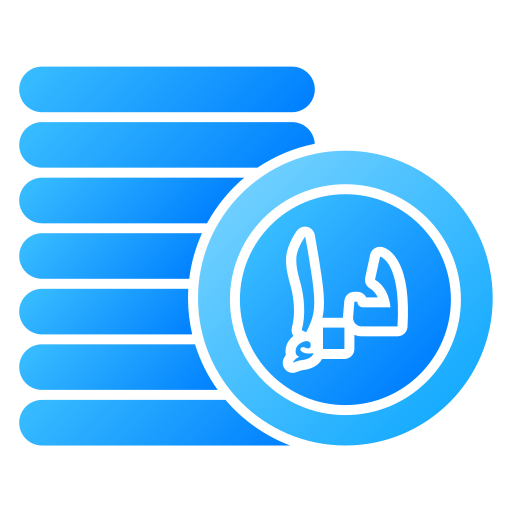 dirham Generic gradient fill ikona