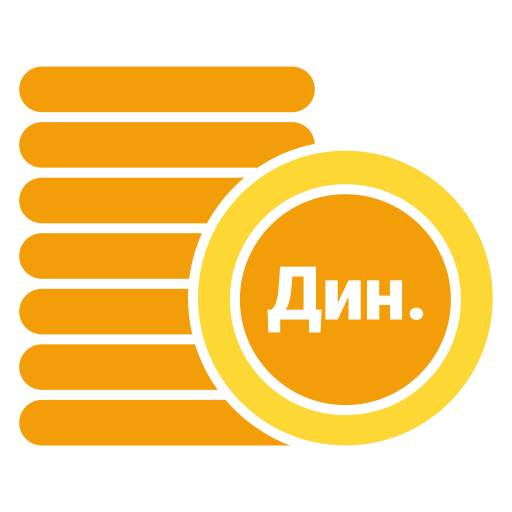 dinar Generic color fill icono