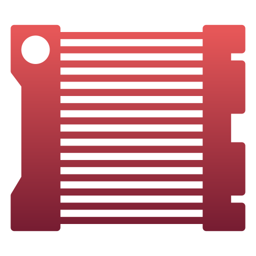Car radiator Generic gradient fill icon
