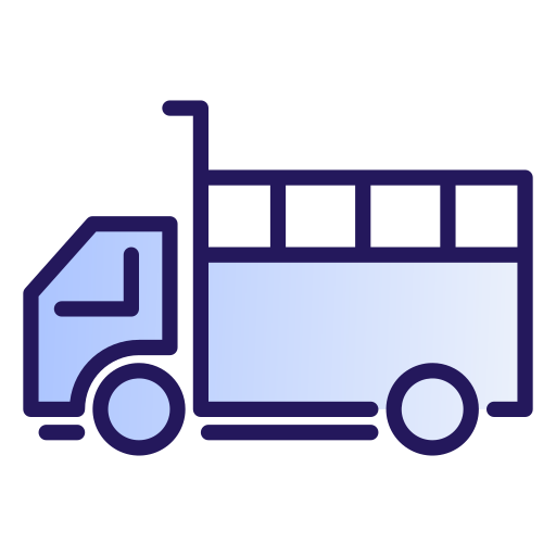 recycling vrachtwagen Generic gradient lineal-color icoon
