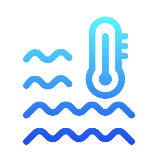 gorąca woda Generic gradient outline ikona
