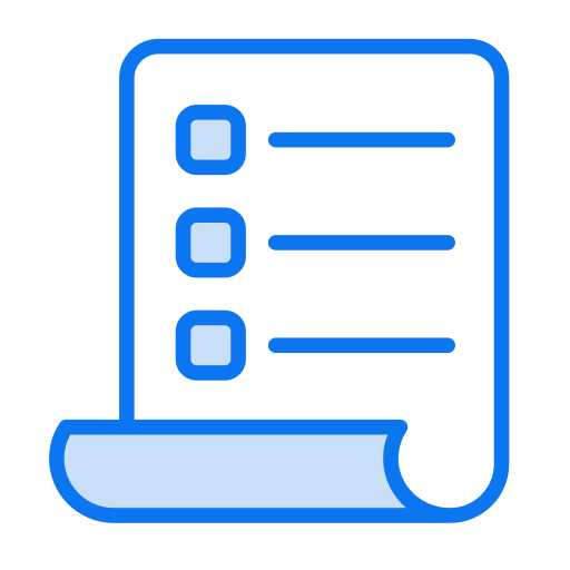 List Generic color lineal-color icon