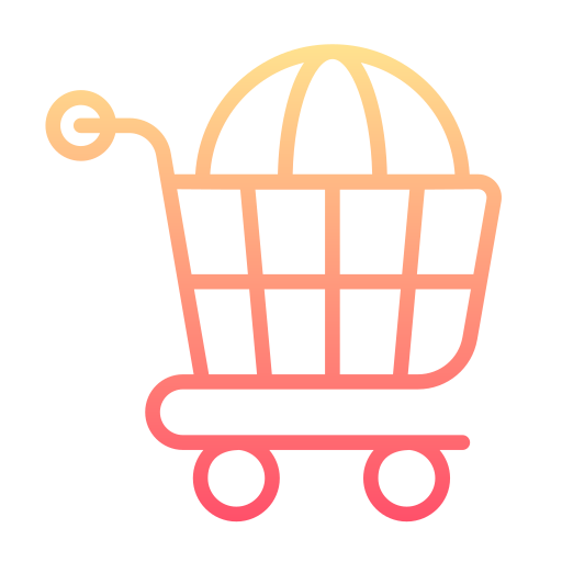 Global shopping Generic gradient outline icon