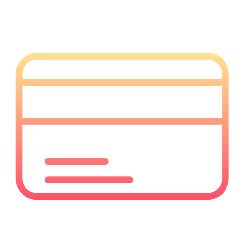 bankkarte Generic gradient outline icon