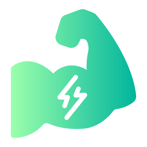 근육 Generic gradient fill icon