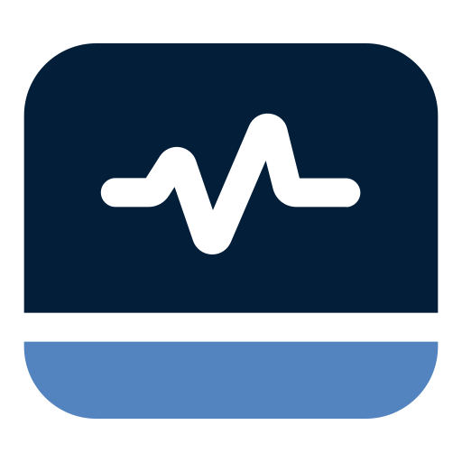monitor de electrocardiograma Generic color fill icono