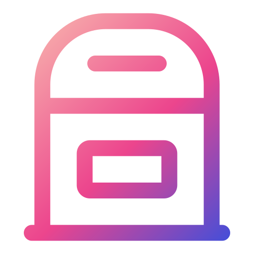 Mail box Generic gradient outline icon