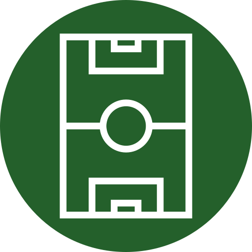 Football field Generic color fill icon