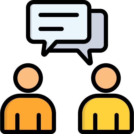 Discussion Generic color lineal-color icon