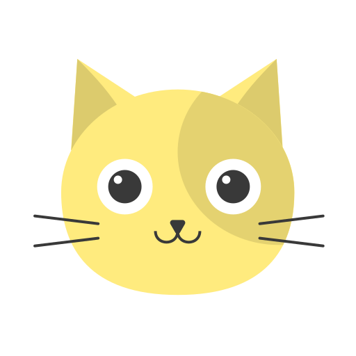 猫 Generic color fill icon