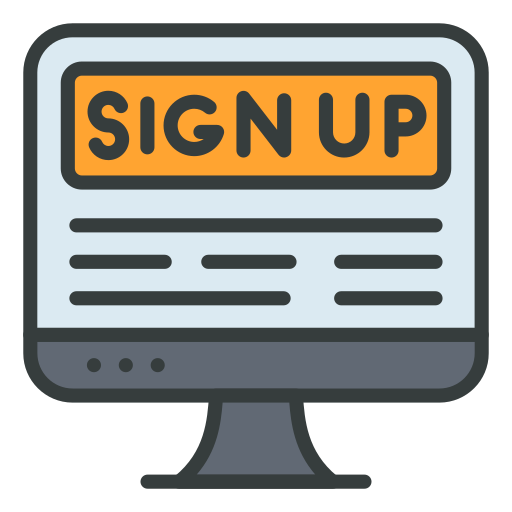 Sign up Generic color lineal-color icon