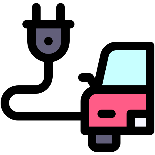 전기차 Generic color lineal-color icon