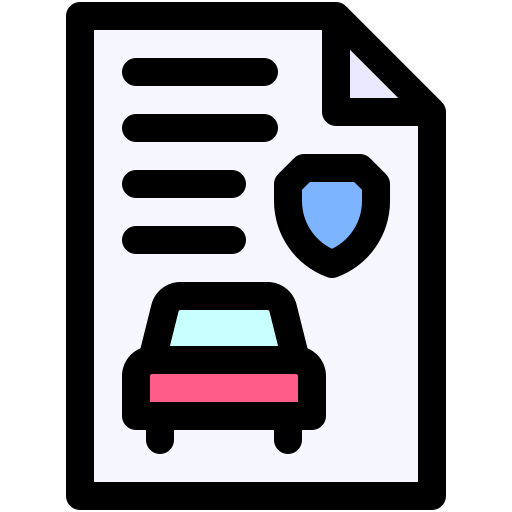 assicurazione auto Generic color lineal-color icona