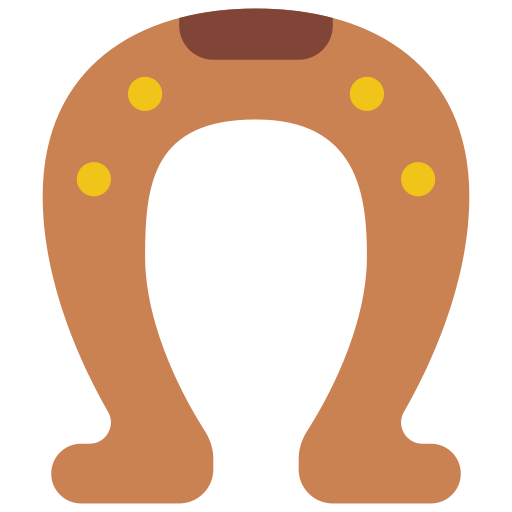 Horseshoe Basic Miscellany Flat icon