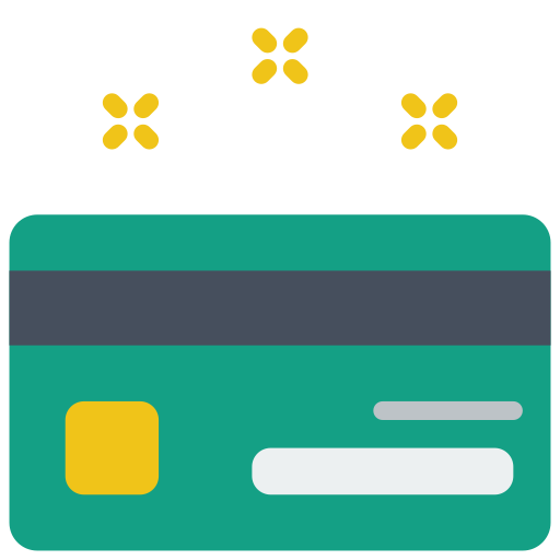 Credit card Basic Miscellany Flat icon