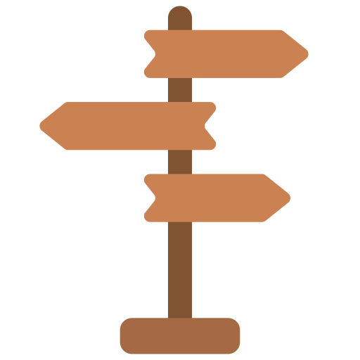 Signpost Basic Miscellany Flat icon