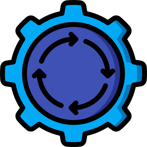 Cog Basic Miscellany Lineal Color icon