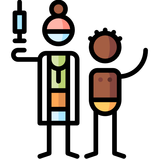 백신 Puppet Characters Lineal Color icon