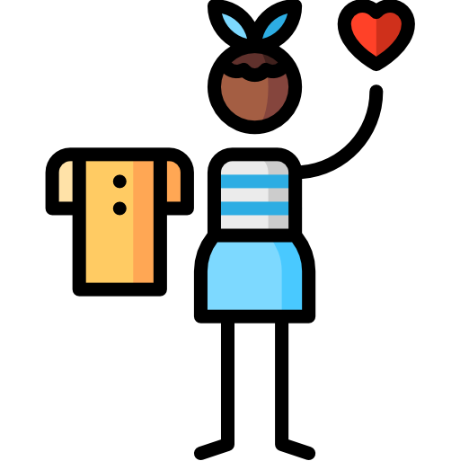 spende Puppet Characters Lineal Color icon