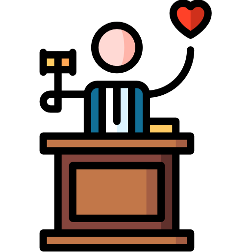 Lawyer Puppet Characters Lineal Color icon