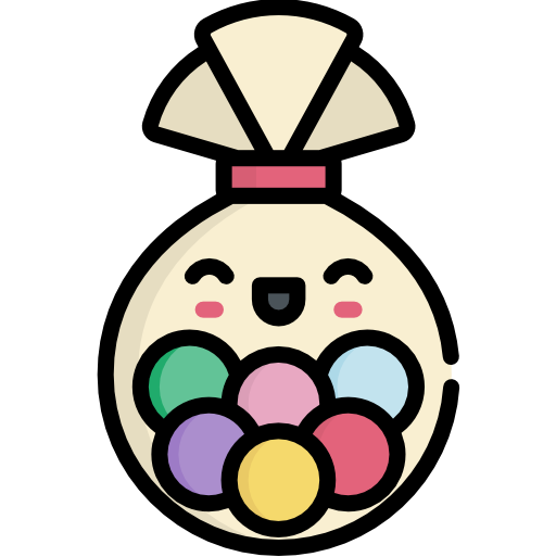 설탕 Kawaii Lineal color icon