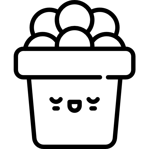 caramella Kawaii Lineal icona
