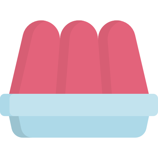 gelatina Kawaii Flat icono