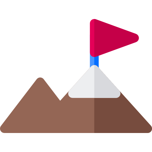 escalada Basic Rounded Flat Ícone