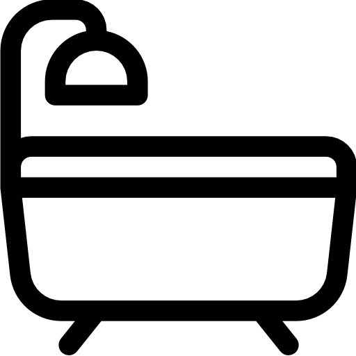 목욕 Basic Rounded Lineal icon