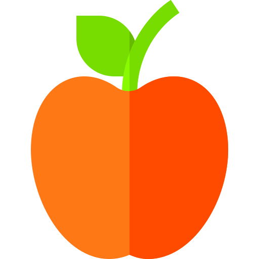 りんご Basic Straight Flat icon