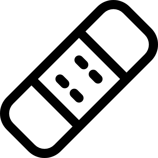 bandage Basic Rounded Lineal Icône