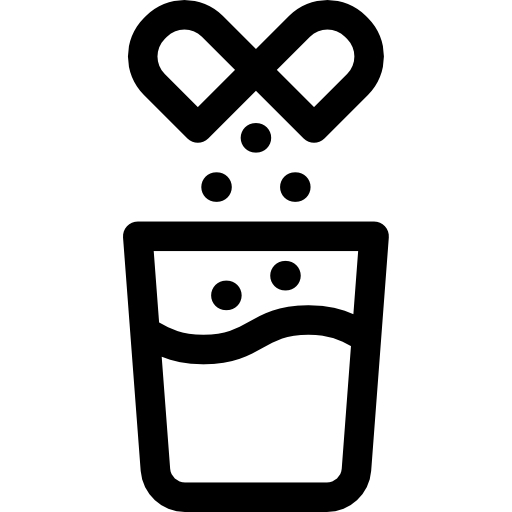 発泡性 Basic Rounded Lineal icon