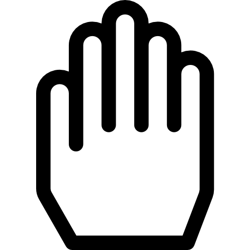 guanti Basic Rounded Lineal icona