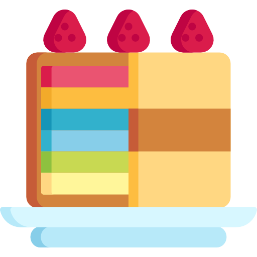 taart Special Flat icoon